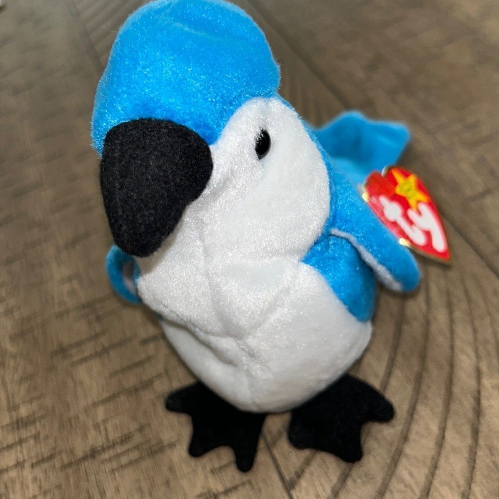 Ty Beanie Baby Rocket 🚀🐦 Tags 🏷️ on March 12, 1997 birthday 🎂🥳
